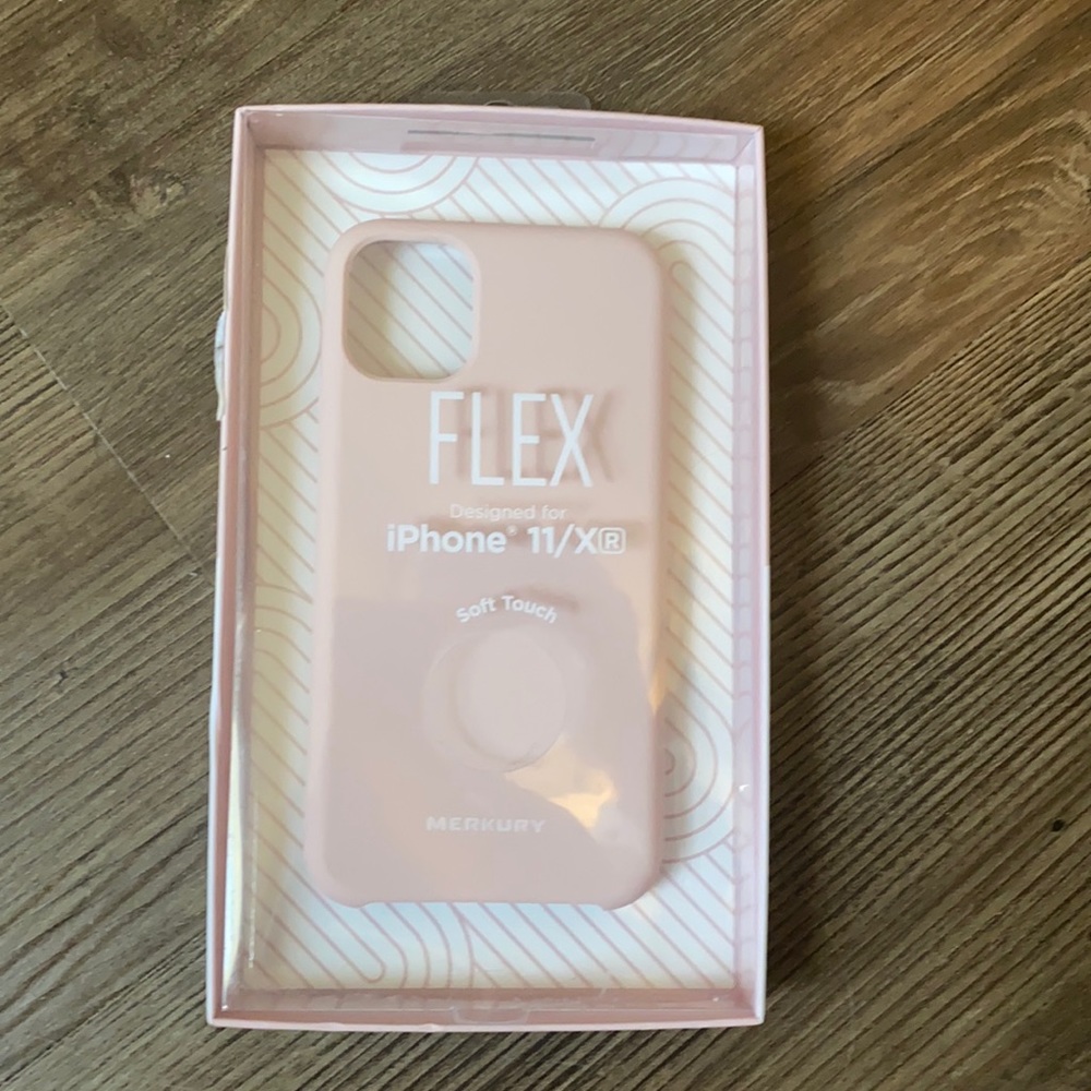 iPhone 11 XR case, never used, blush pink, wrong size for my phone